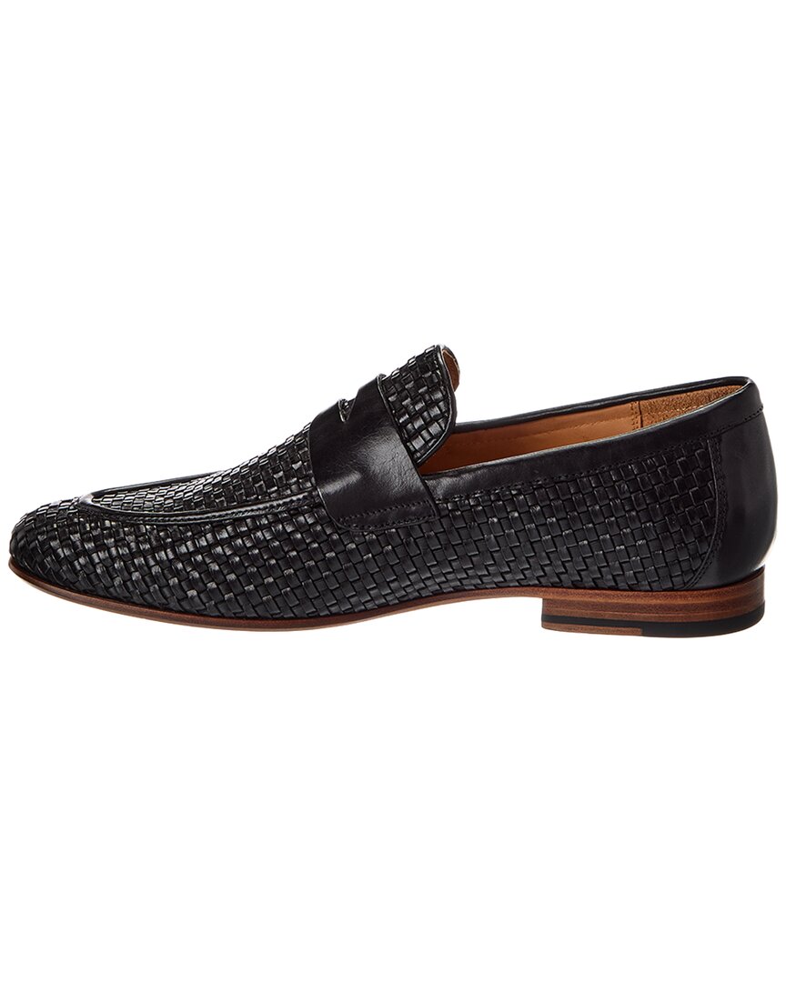 leather penny loafer