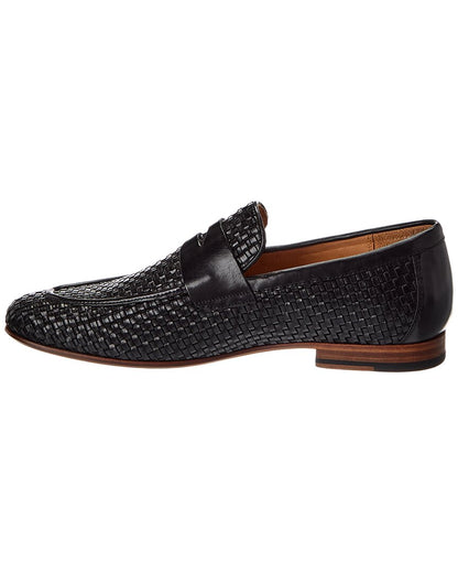 leather penny loafer