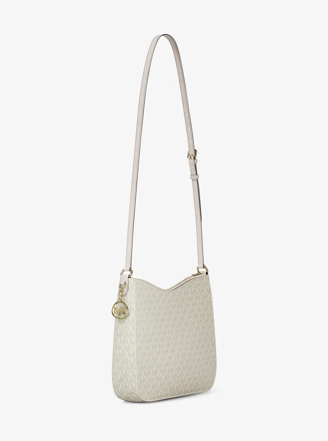 nayla medium signature logo messenger bag