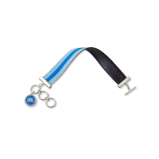 One Size - teal and royal blue ribbon