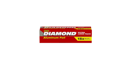 Diamond Aluminium Foil Large Roll 120m x 30cm 37 square