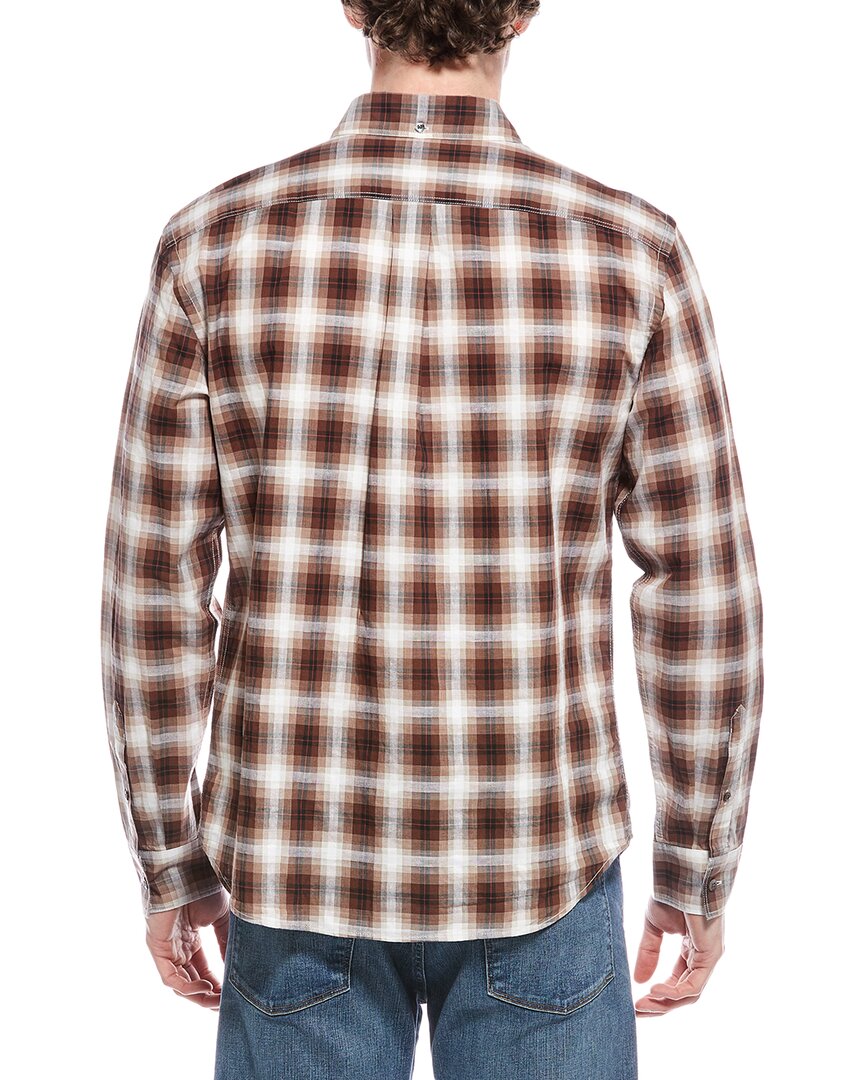 tuscumbia linen-blend shirt