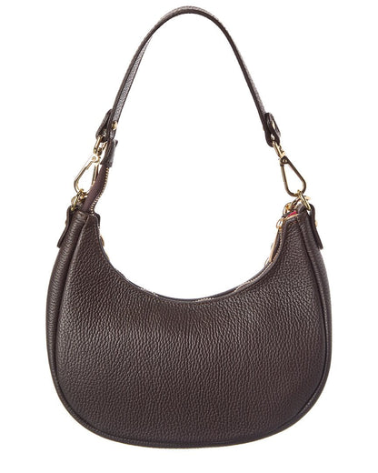 rosalie chain strap leather shoulder bag