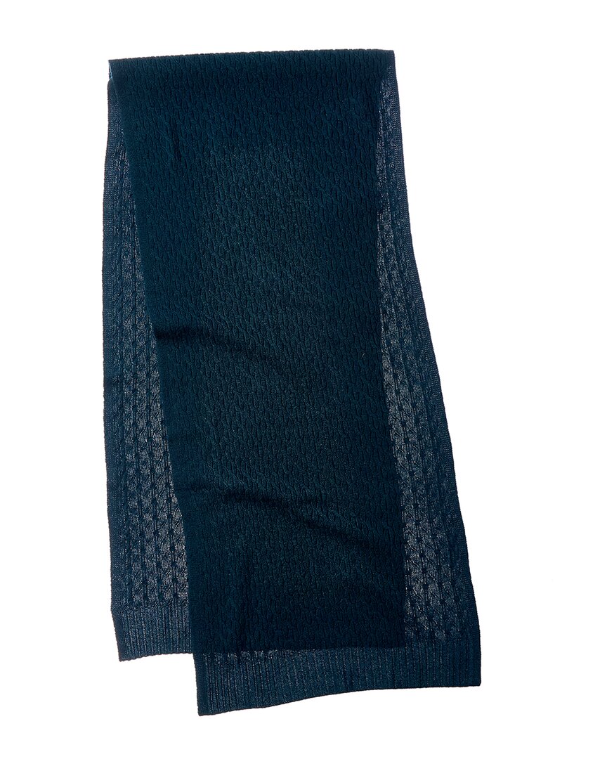 cashmere textured cashmere scarf