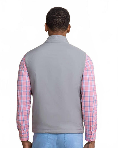 harbor reversible vest in steel