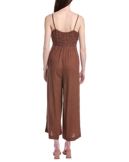 tank linen-blend jumpsuit