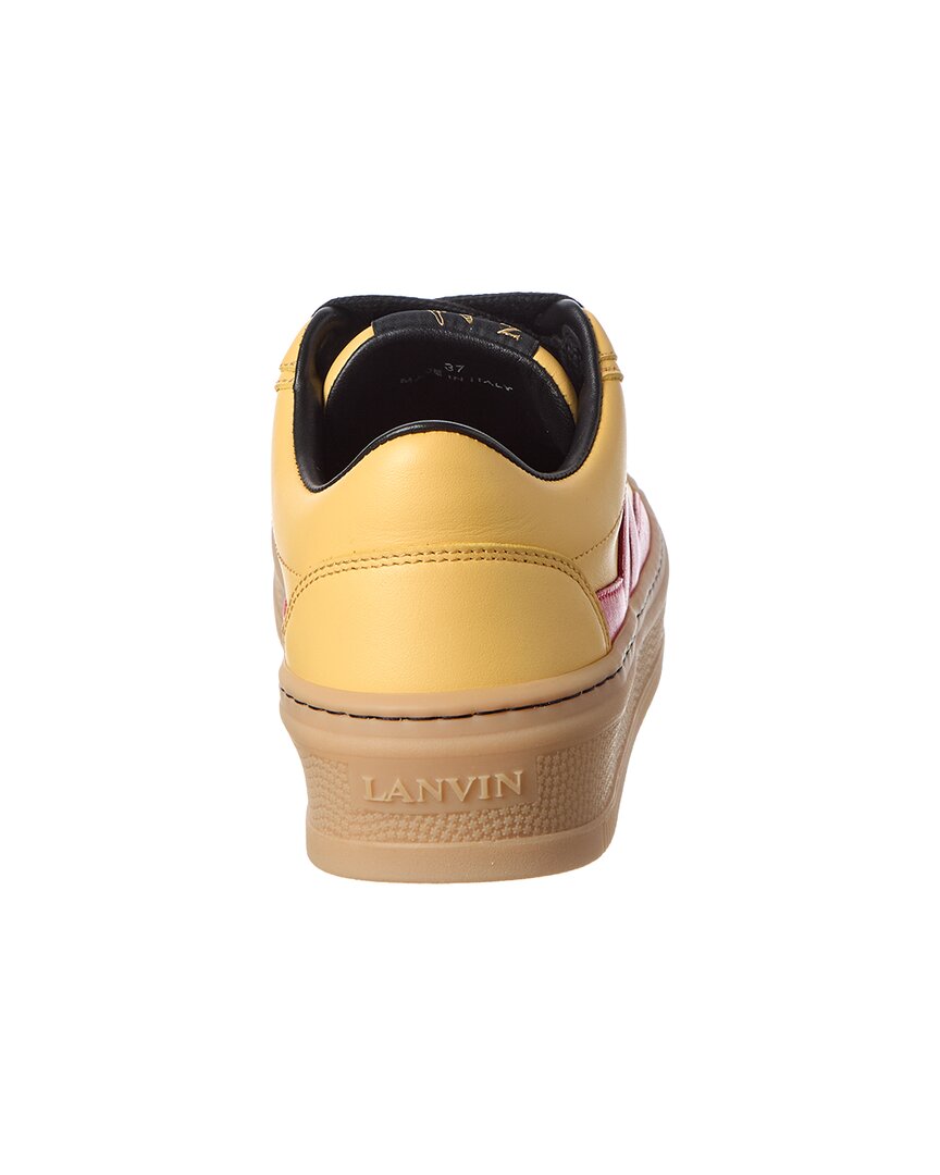 semelle haute leather sneaker