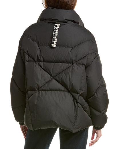 moon wool & cashmere-blend lined puffer vest