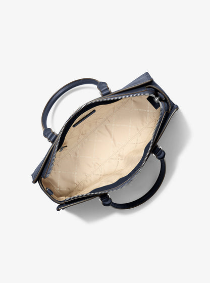 arden medium top-zip satchel