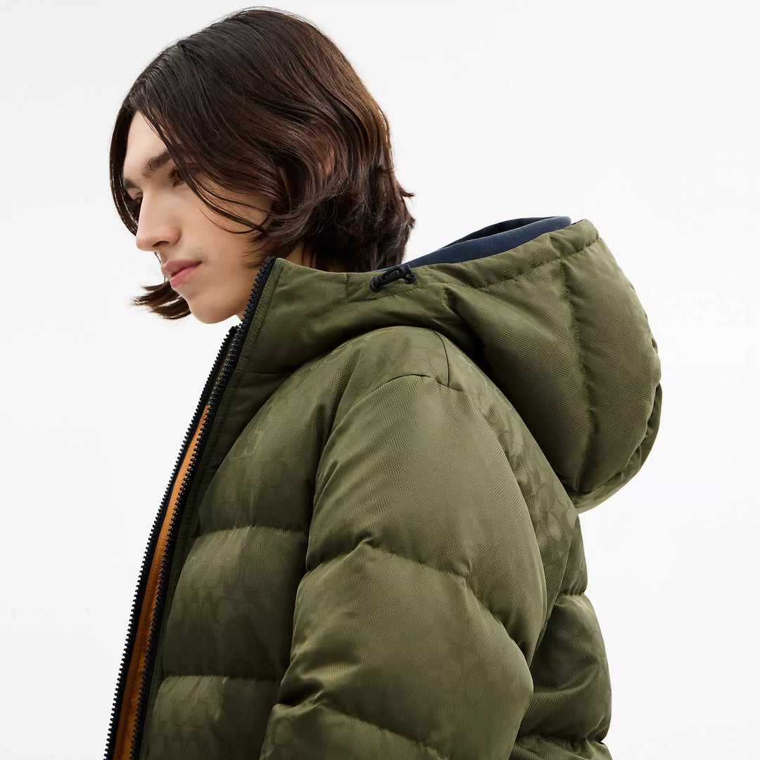 tonal signature down jacket