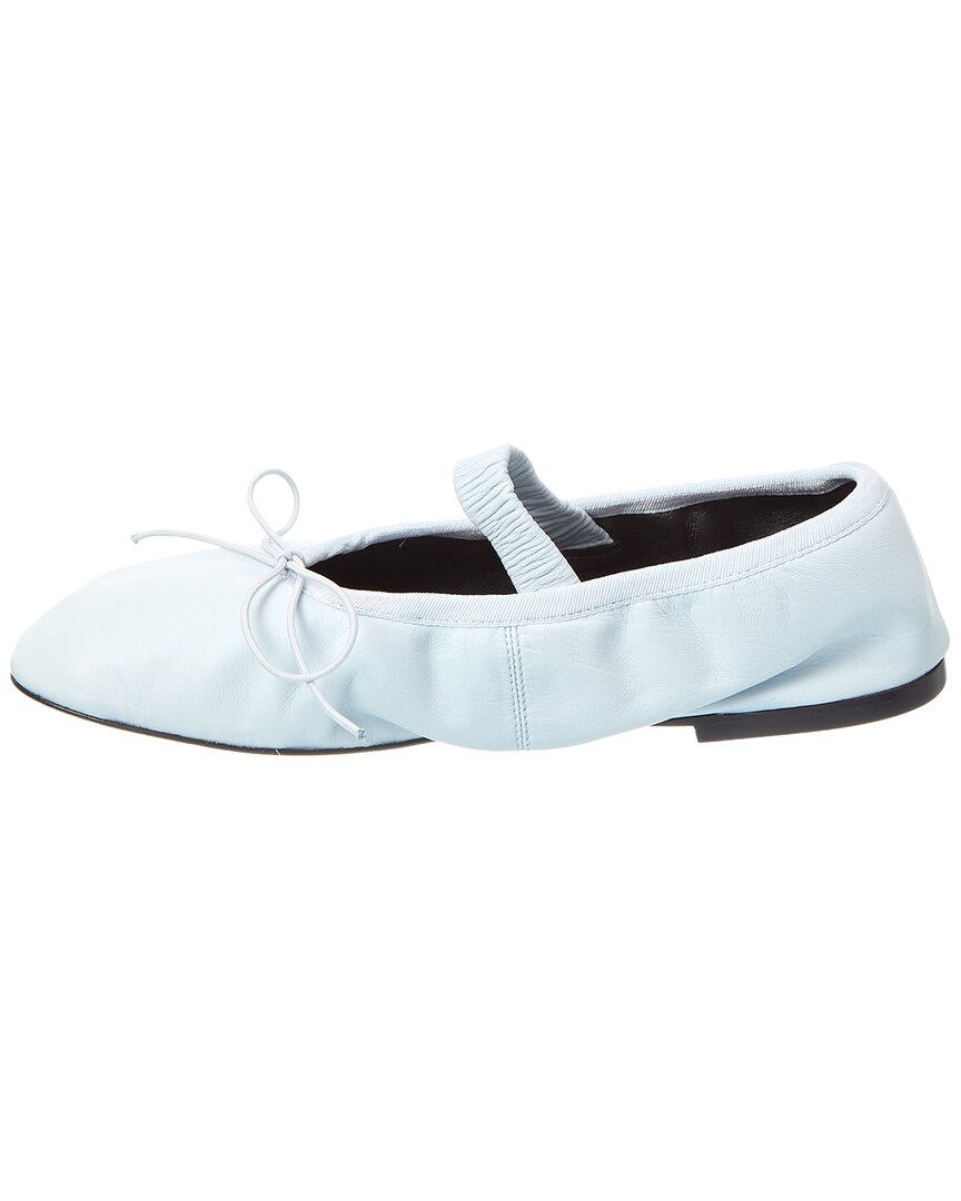 mary jane leather flat