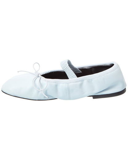 mary jane leather flat