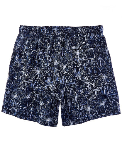 palm tree swim short