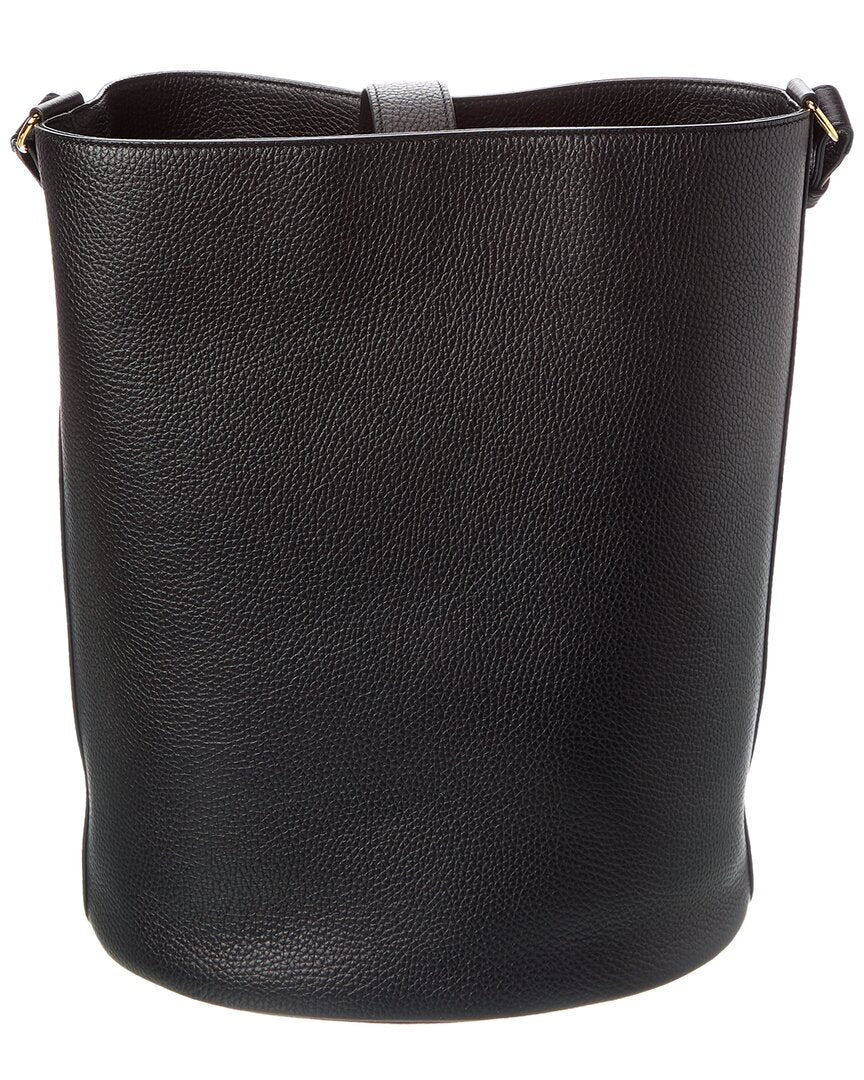 leather bucket bag