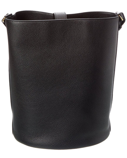 leather bucket bag
