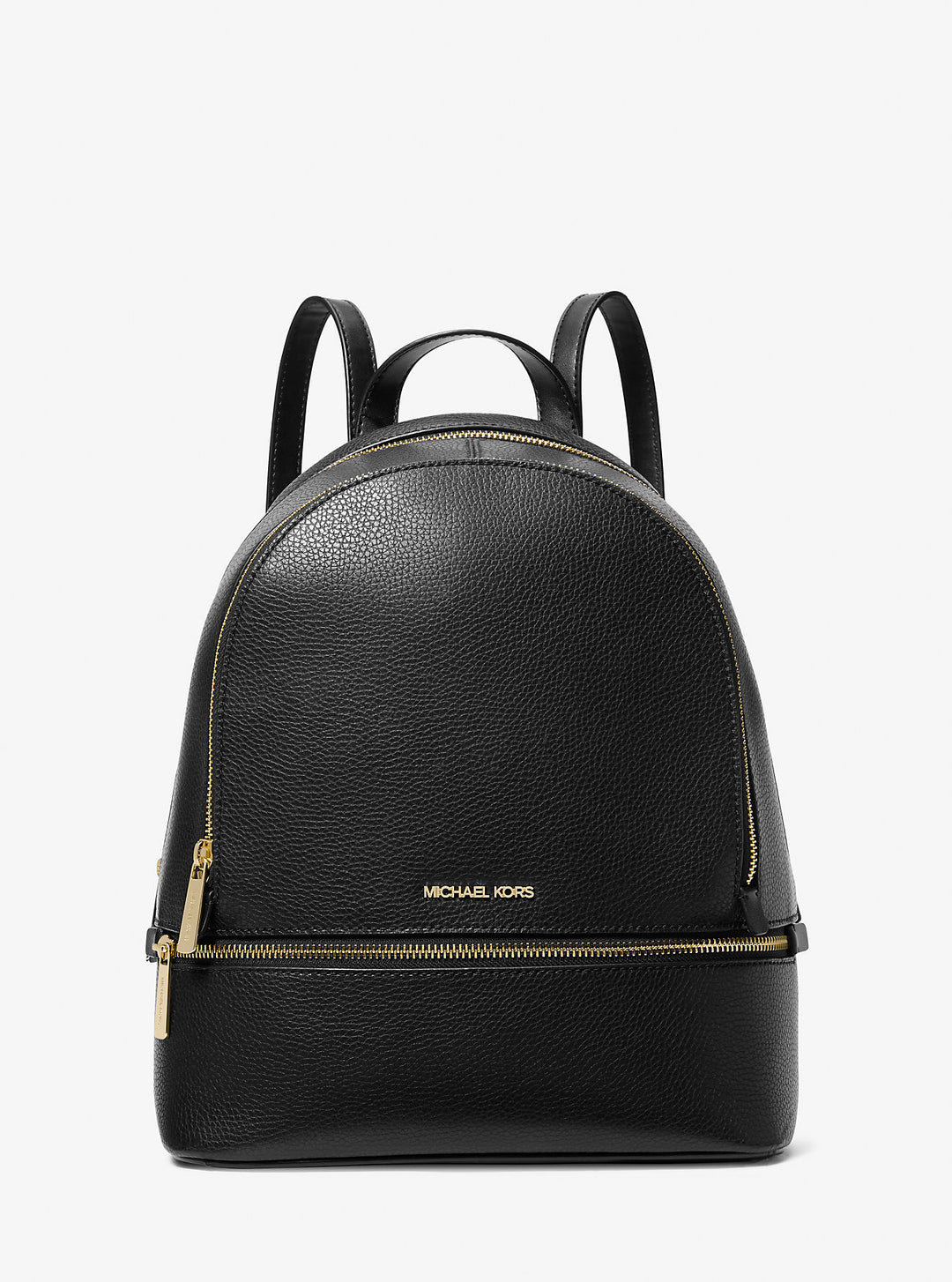 rhea medium pebbled leather backpack