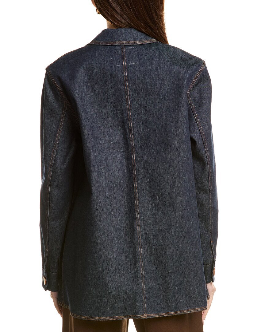 notched collar chore jacket