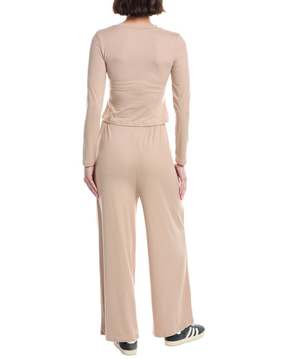 2pc top & lounge pant set