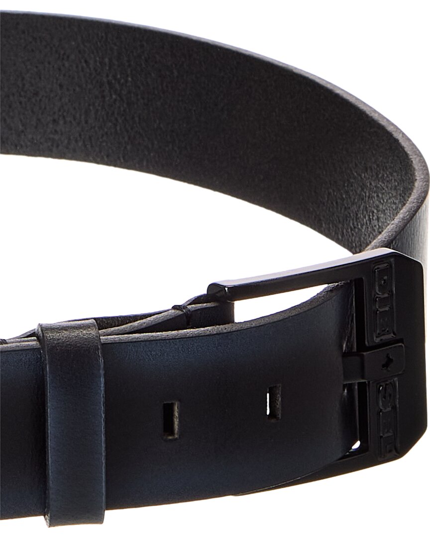 logo bluestar leather belt