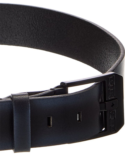 logo bluestar leather belt