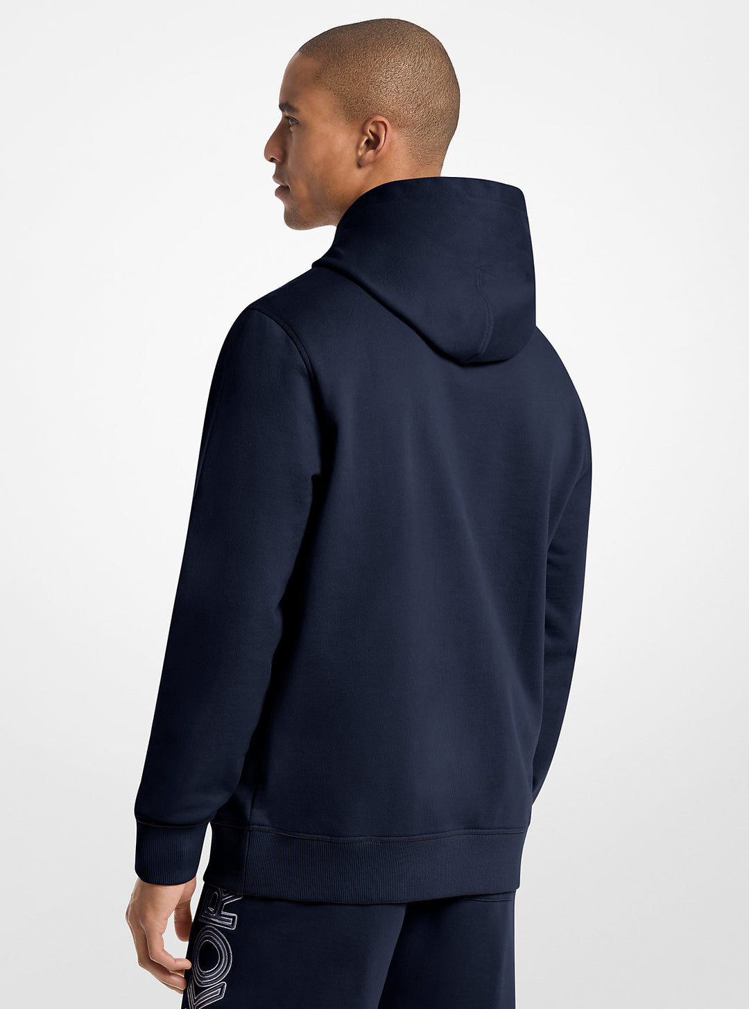 logo cotton hoodie