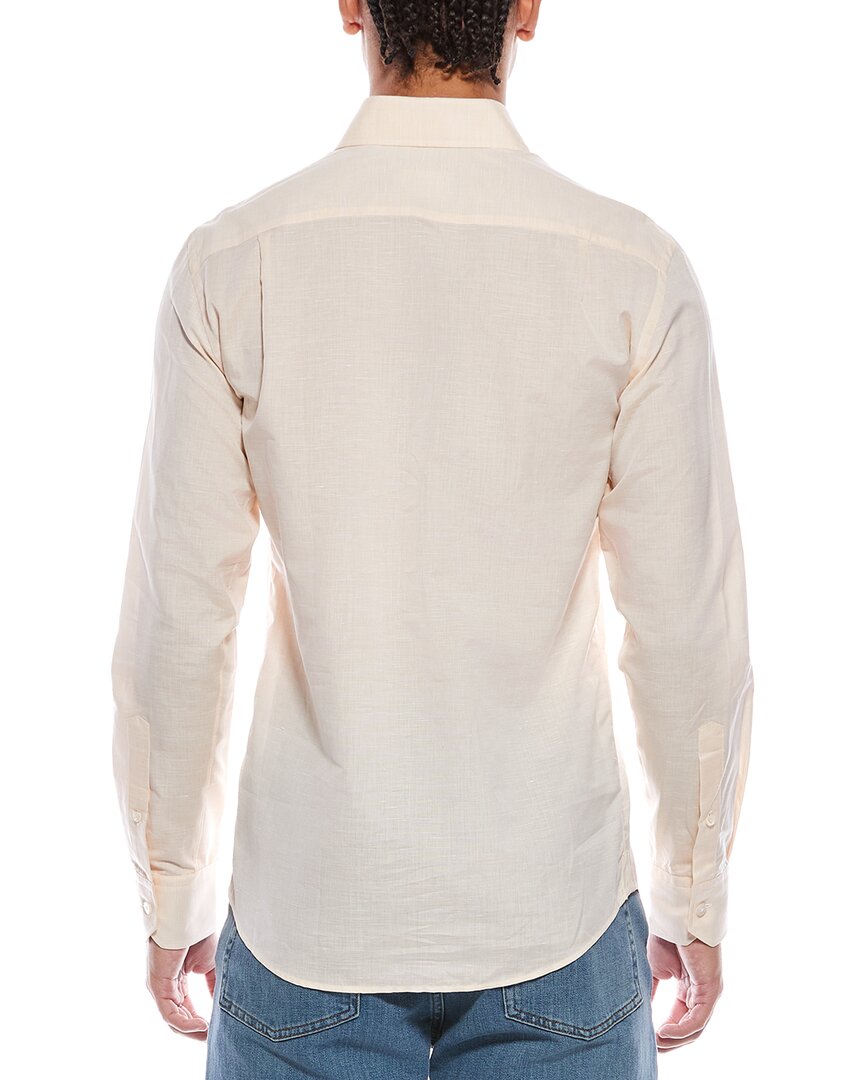 reynolds linen-blend shirt