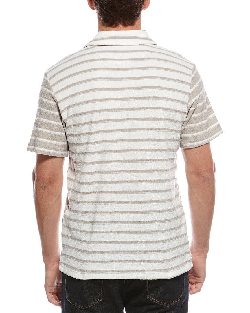 stripe polo shirt