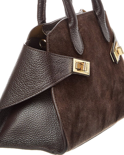 audrey suede tote