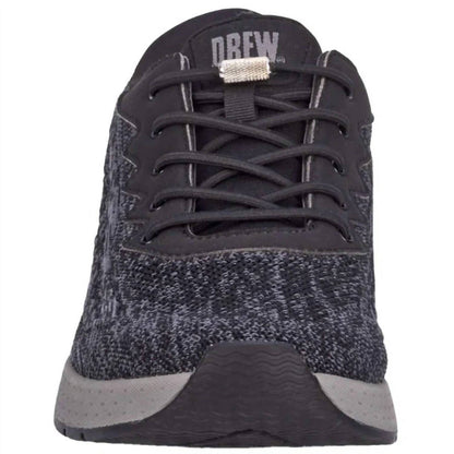 men's explore shoes in black mesh combo