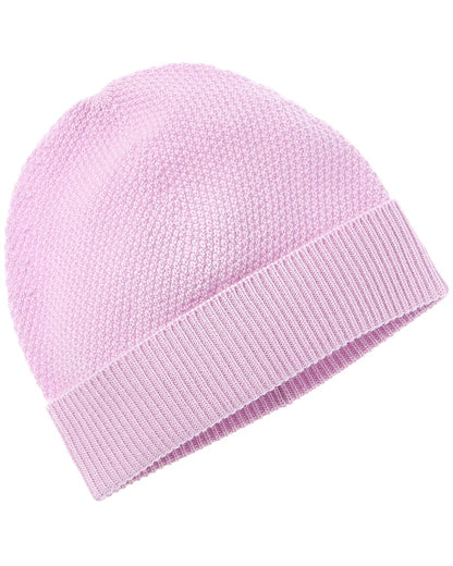 moss stitch cashmere hat