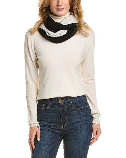 basic two-tone cashmere wrap