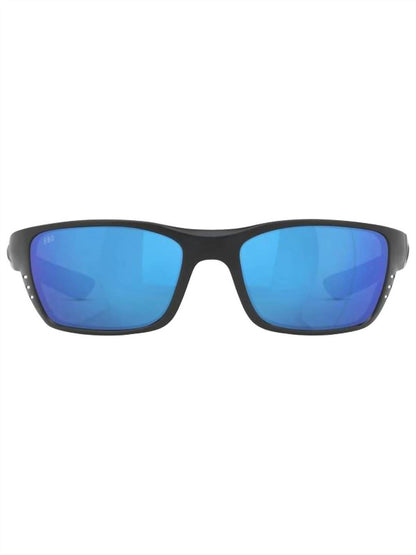 men's whitetip reader sunglasses in blackout/blue mirror 580p c-mate