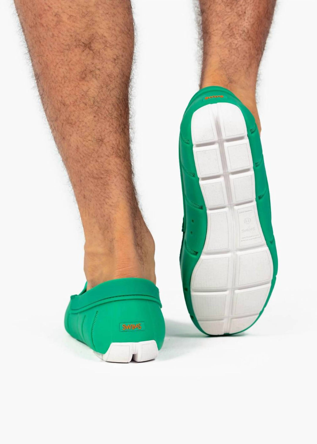 men's penny loafer in grass green