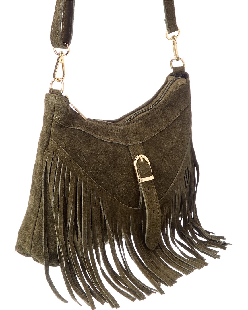 jasmine27 suede shoulder bag