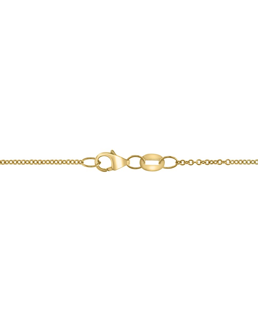 14k 0.75 ct. tw. diamond & sapphire necklace