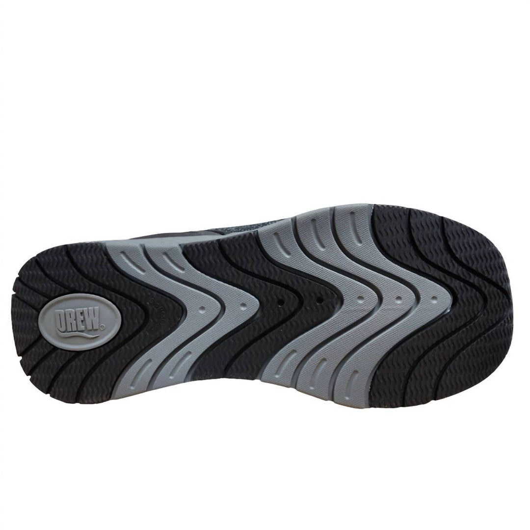men's explore shoes in black mesh combo