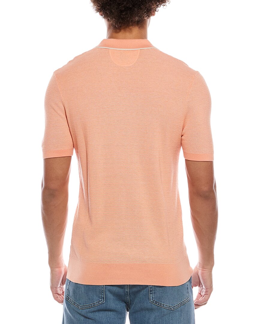silk-blend johnny collar shirt