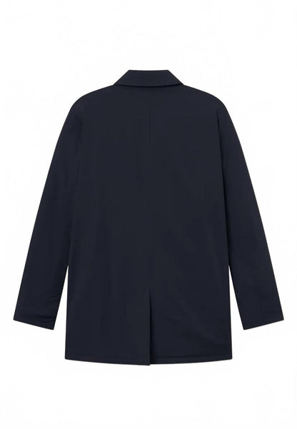 malcolm padded 2.0 coat in dark navy