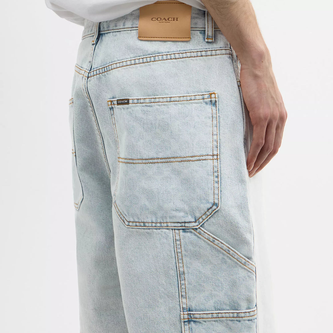 signature denim shorts