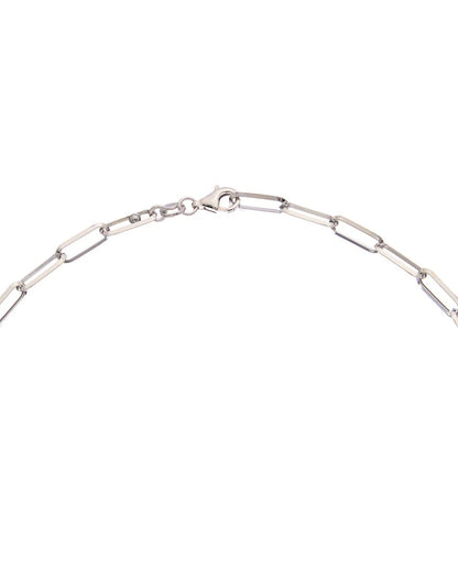 18k over silver 0.12 ct. tw. diamond necklace