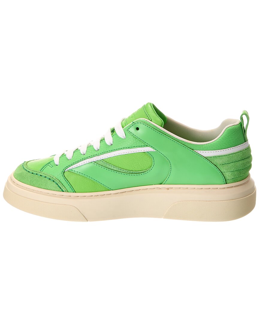ferragamo cassina suede sneaker