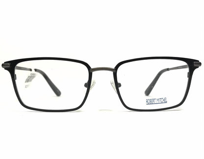 men's rm9001 rectangle eyeglasses in black