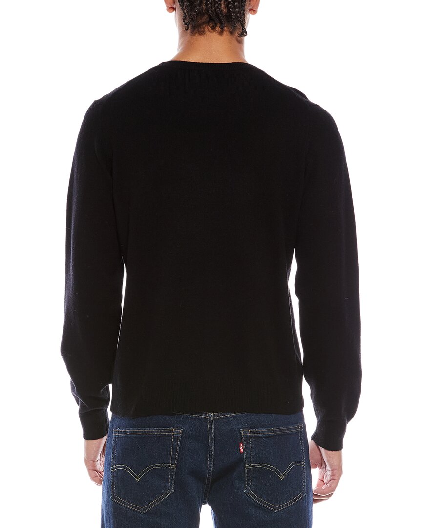 american flag wool & cashmere-blend crewneck sweater