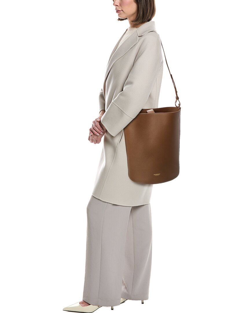 leather bucket bag