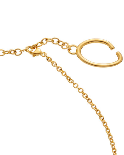 pave twist necklace