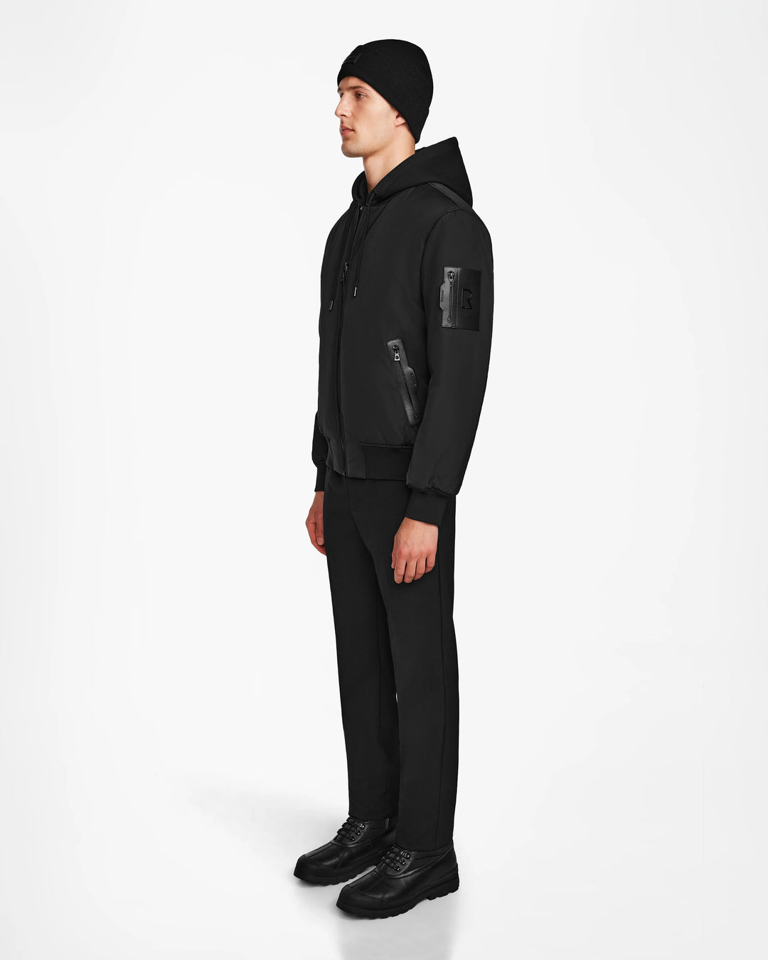 neven men's bomber jacket with removable dickie