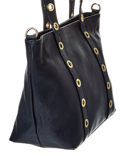 stella27 studded leather tote