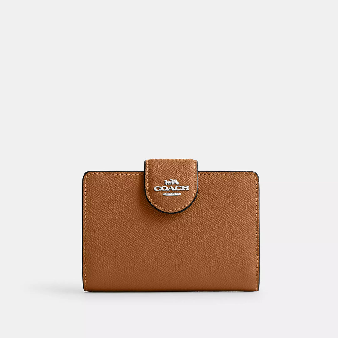 medium corner zip wallet