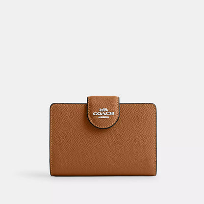 medium corner zip wallet