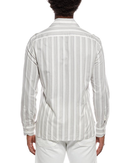 silk-blend shirt